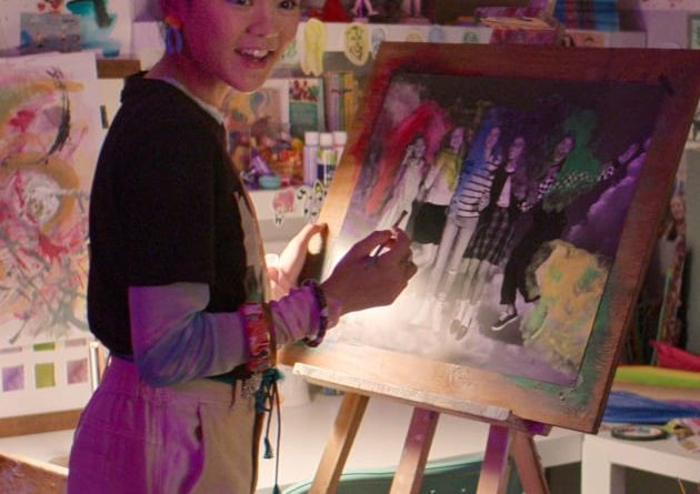 Claudia Painting-tall The Baby-Sitters Club Season 2 Episode 7